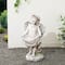 Glitzhome® 21" MGO Angel Garden Statue with Birdfeeder